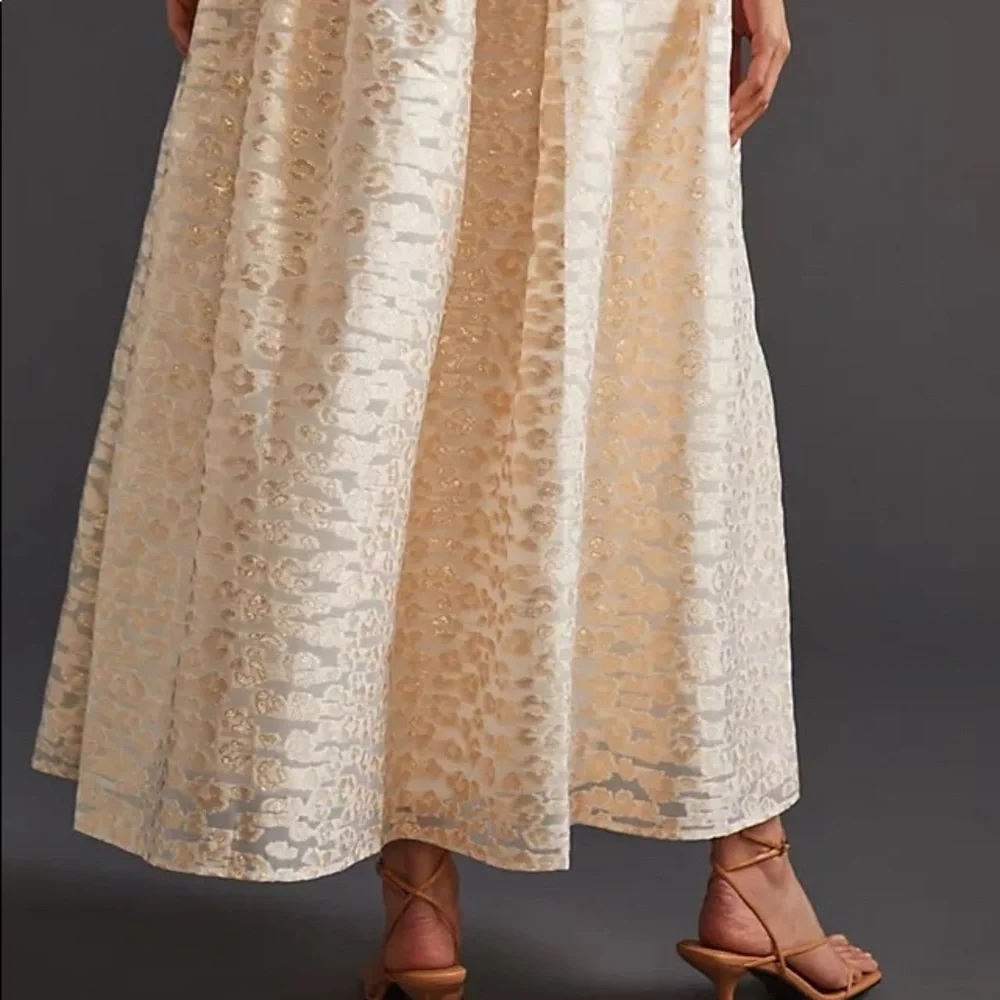 NWT- Burnout Shimmer Maxi Skirt - Picture 4 of 7